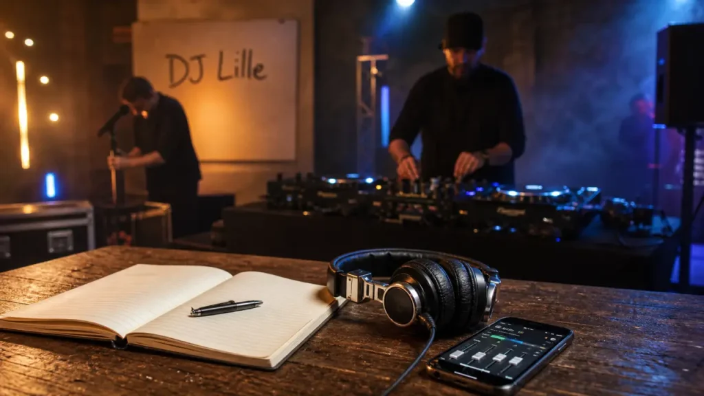 DJ Lille sur régie, sonorisation fiable et playlist sur mesure
