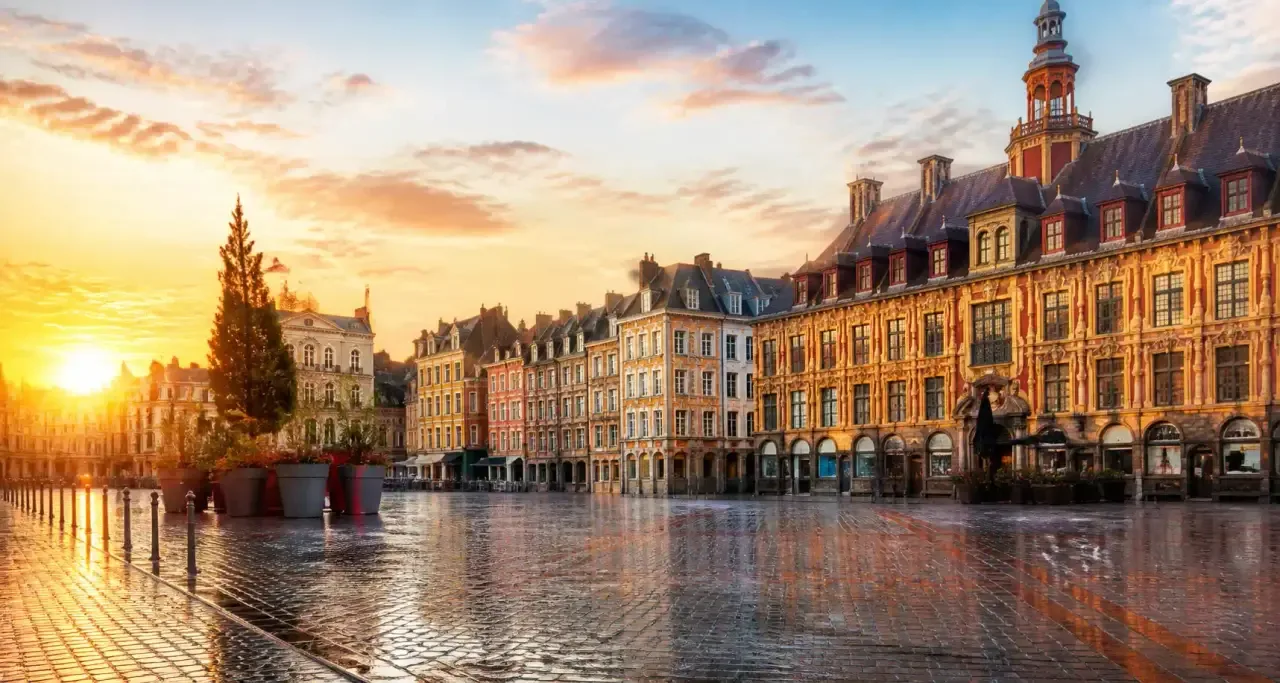 La Grand-Place de Lille, un matin de semaine