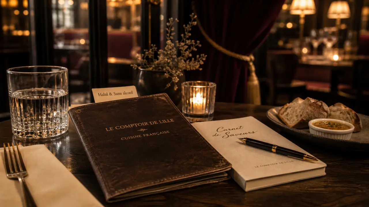 le beaulieu lille : table halal et sans alcool, cuisine française raffinée rue Solférino