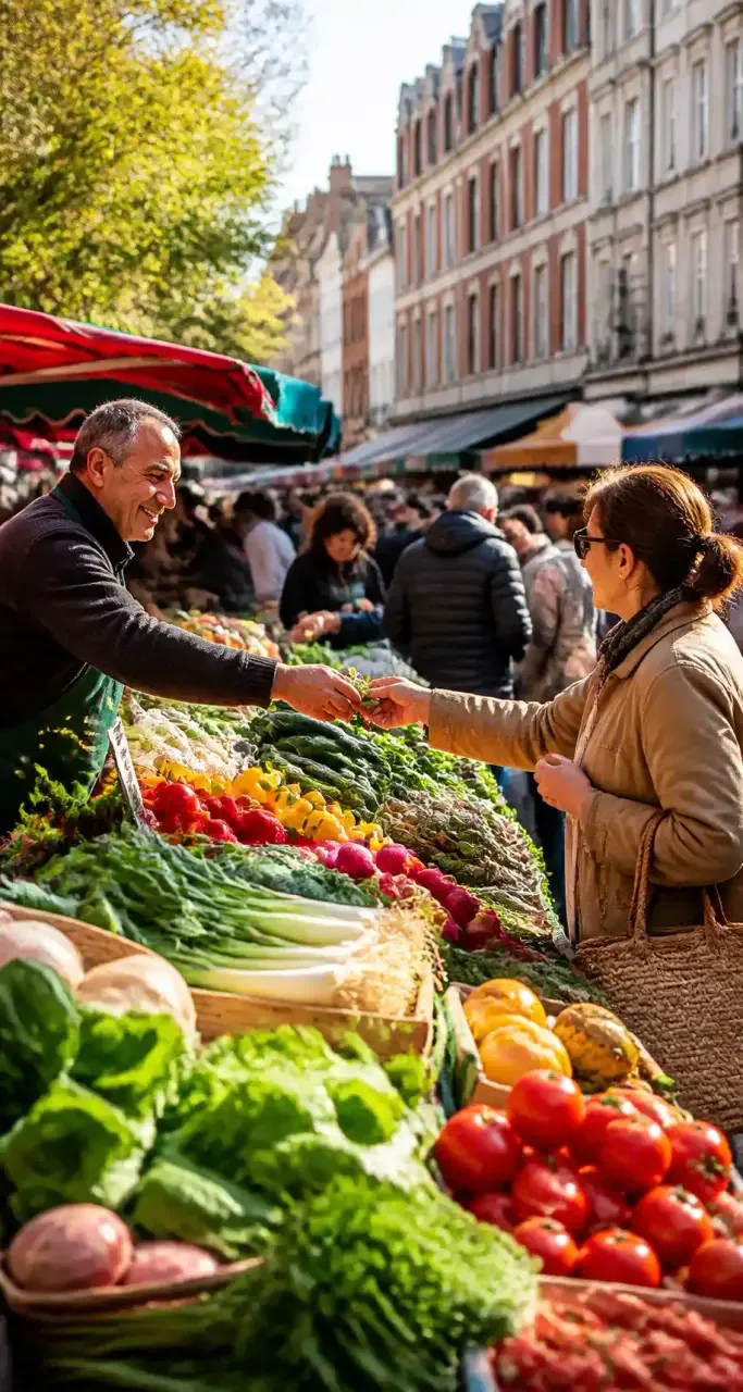Le marché de Wazemmes et ses commerçants, à Lille