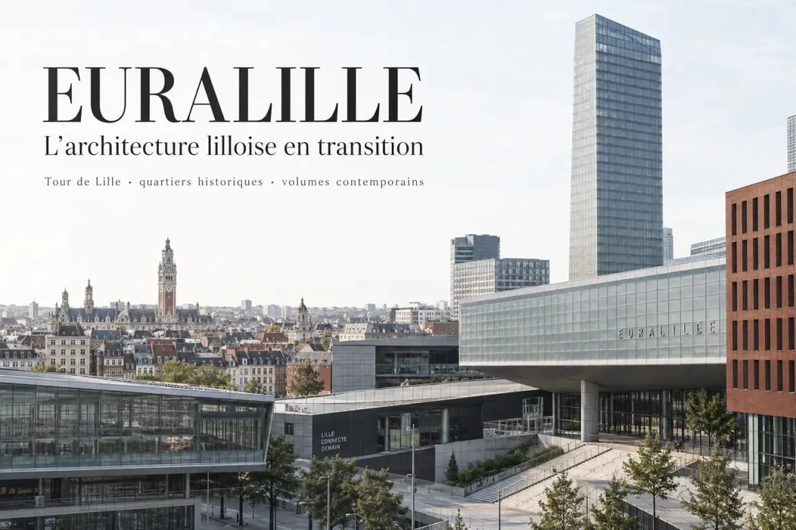 Architecture contemporaine de Lille à Euralille et autour de la Tour de Lille