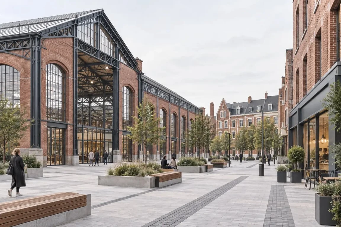 Quartier Lille Fives dangereux : vue neutre de Fives Cail et de son environnement urbain