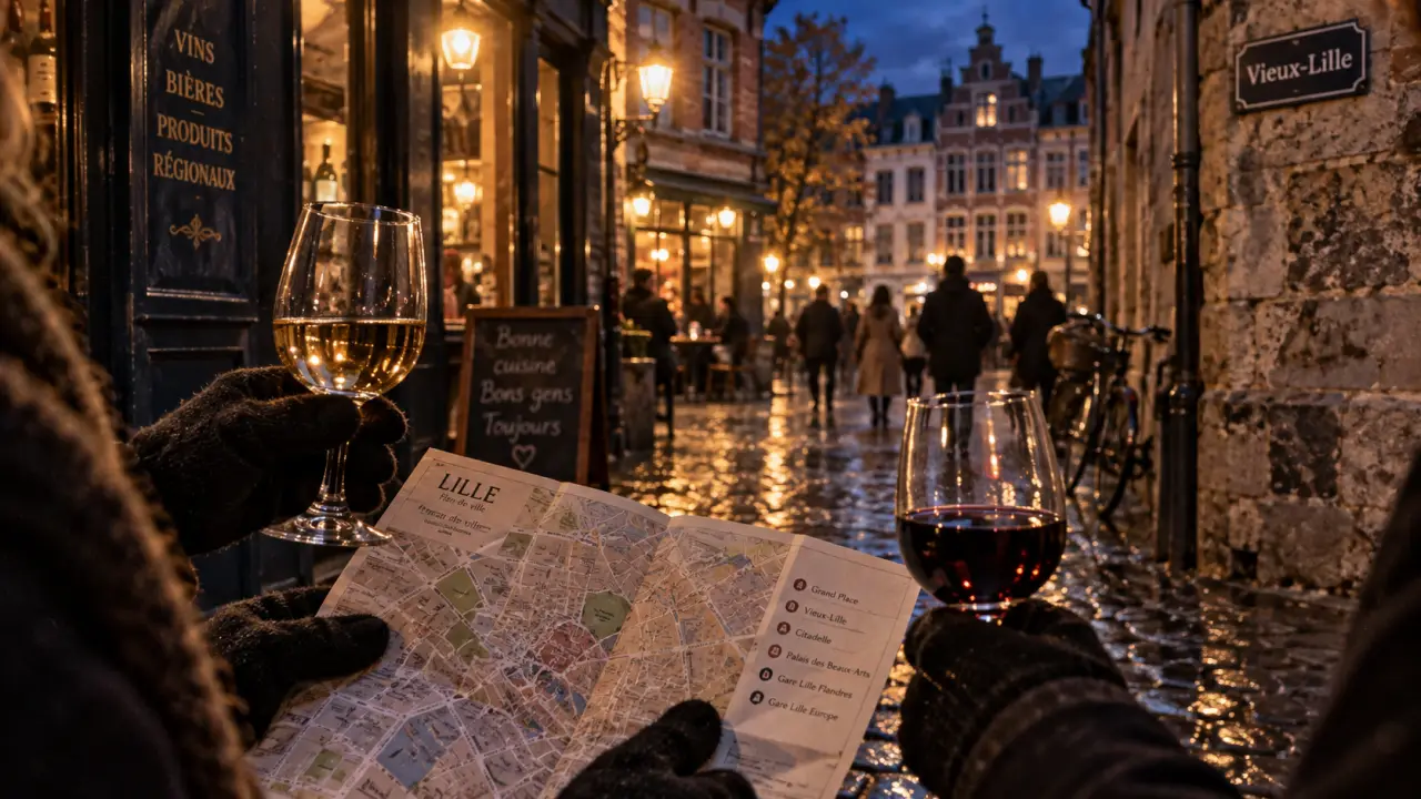 Où sortir a lille : ambiance du Vieux-Lille la nuit