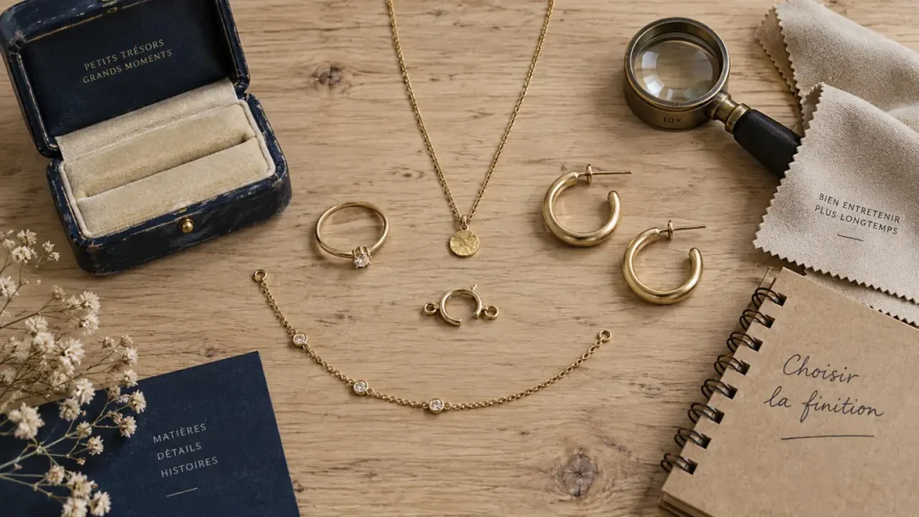 Remory Lille : bijou durable sur table, bague, bracelet, collier et créoles