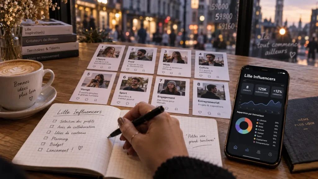Top influenceurs à Lille, 8 créateurs à comparer