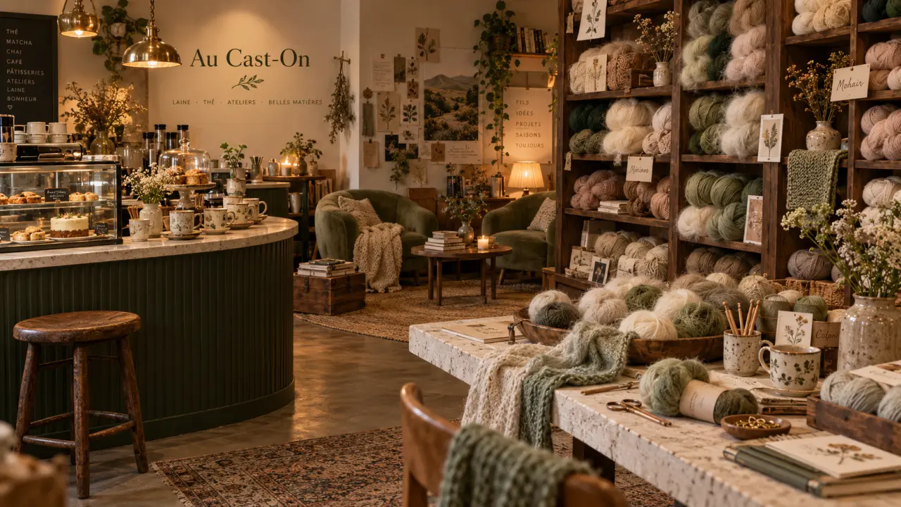 Au Cast-On, une nouvelle adresse dédiée à la laine près de Sébastopol