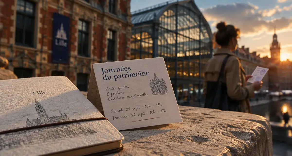 Journée du patrimoine Lille : plan et dates 18-19 septembre 2027