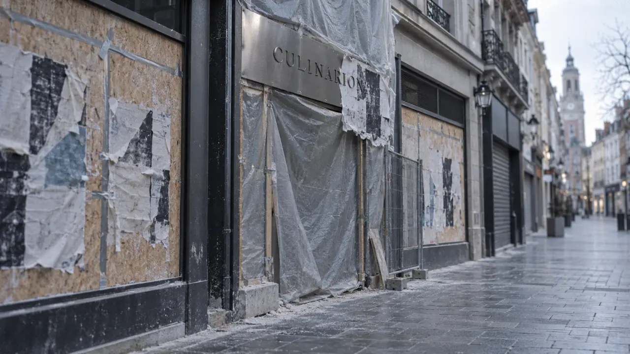 À Lille, Culinarion attendu rue Neuve parmi plusieurs vitrines en travaux