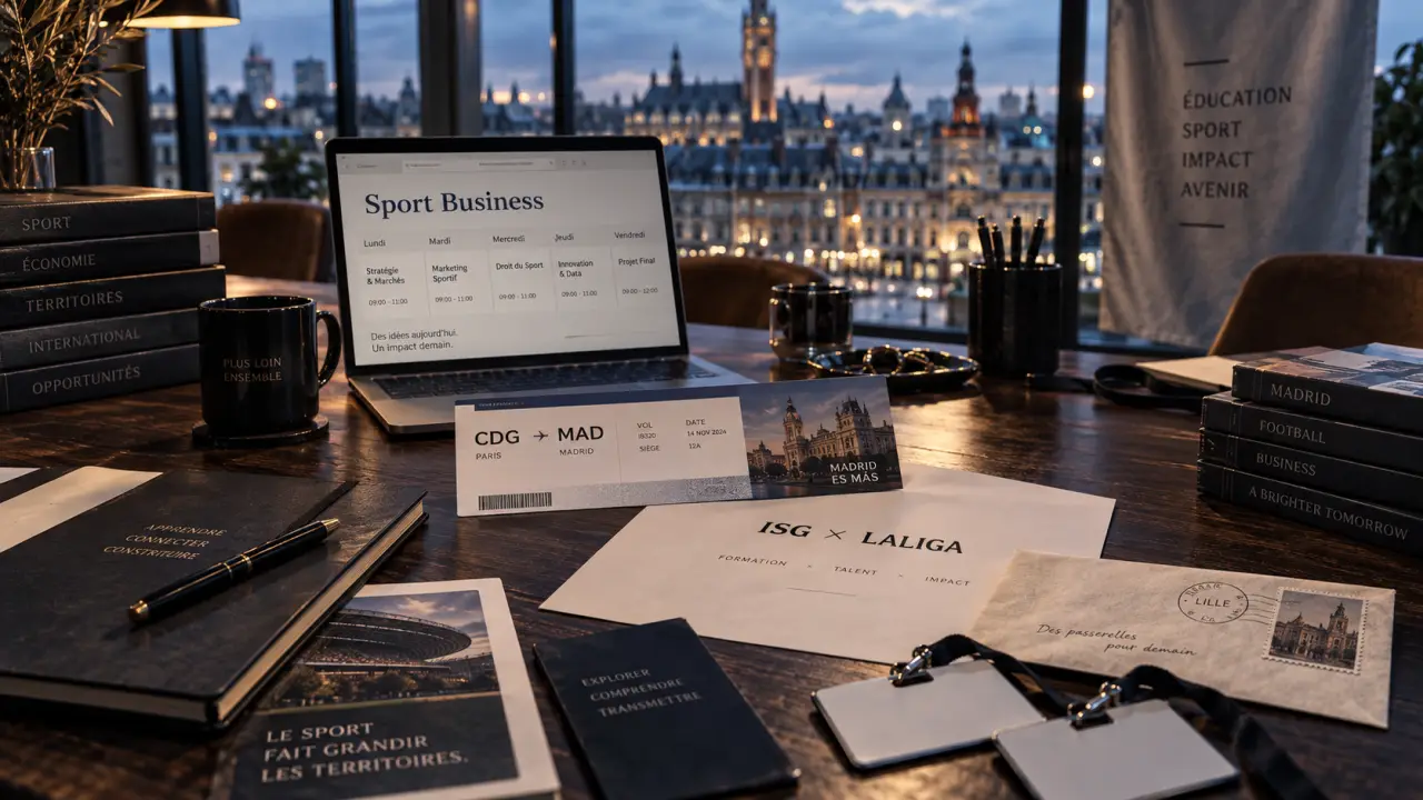 À Lille, l’ISG Sport Business Management s’allie à LALIGA Business School