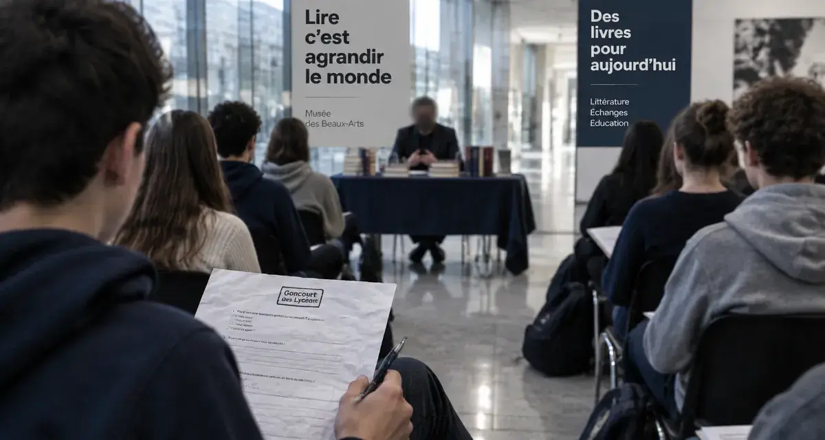 À Lille, des jurés du Goncourt des Lycéens rencontrent les écrivains