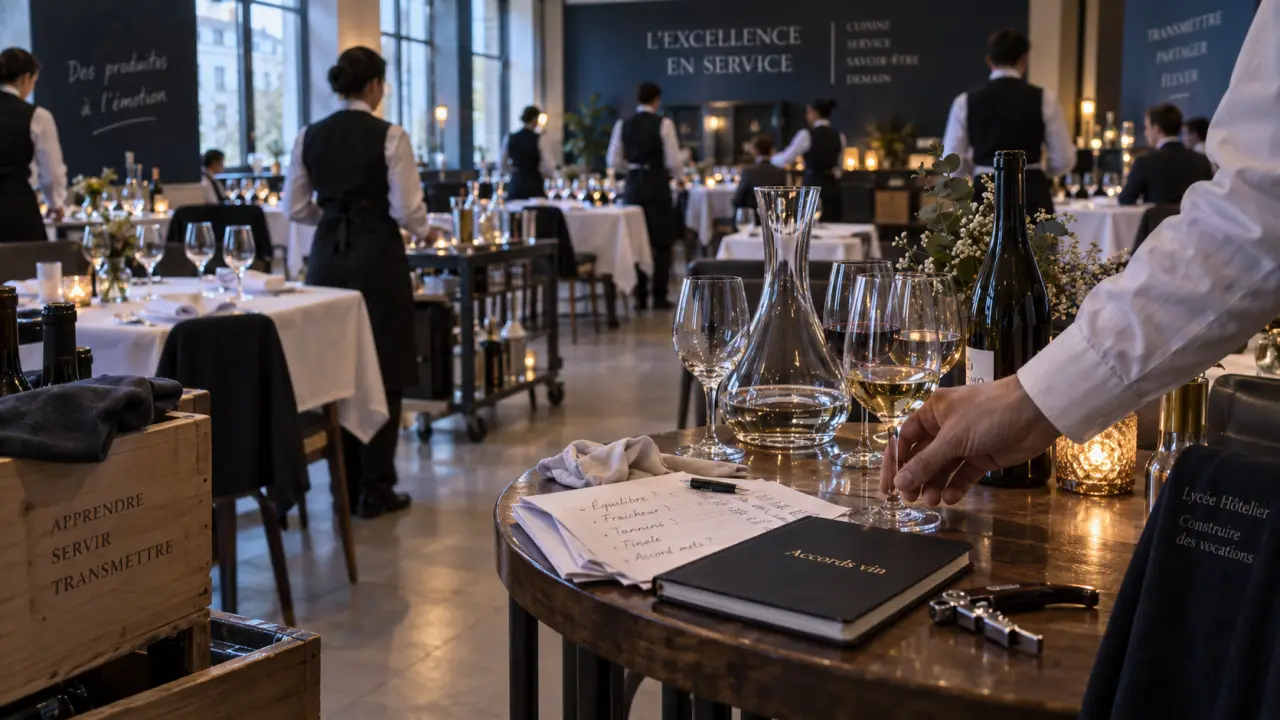 Neuf sommeliers jouent le titre de Meilleur ouvrier de France à Lille
